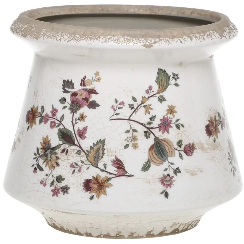 Keramický obal na kvetináč s kvetmi Nancy - Ø 17*16 cm
