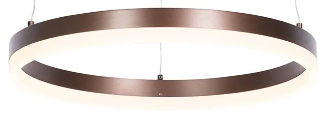 Závesné svietidlo tmavá bronz 40 cm vrátane LED 3-stupňové stmievateľné - Anello