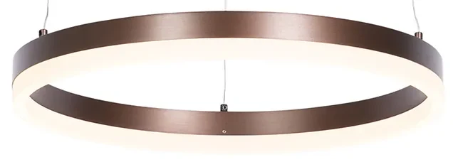 Závesné svietidlo tmavá bronz 40 cm vrátane LED 3-stupňové stmievateľné - Anello