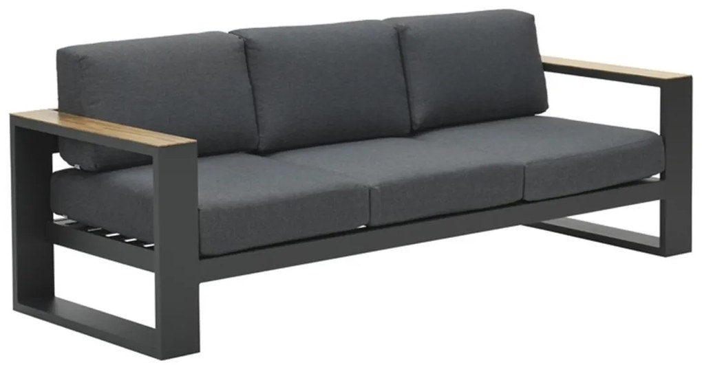 Hliníková trojsedačka RUBY antracitová