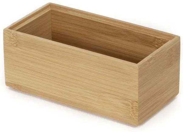 Organizér Compactor Bamboo Box, 15 x 7,5 x 6,5 cm, prírodné drevo