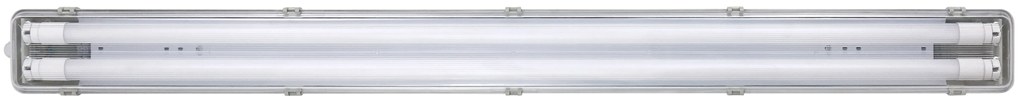 ECOLIGHT Svietidlo + 2x LED trubica mini plate - T8 - 120cm - 230V - IP65 - neutrálna biela