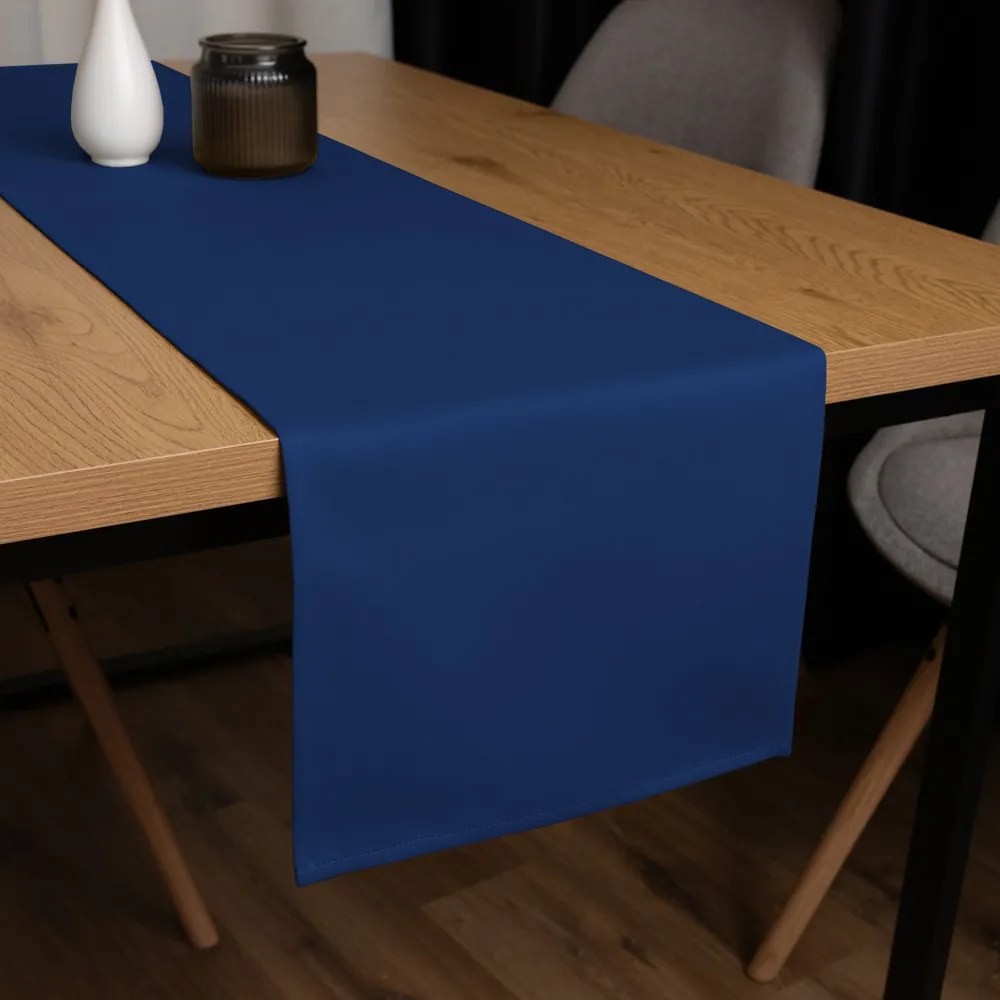 Biante Dekoračný behúň na stôl BKS-411 Námornícka modrá 20x160 cm