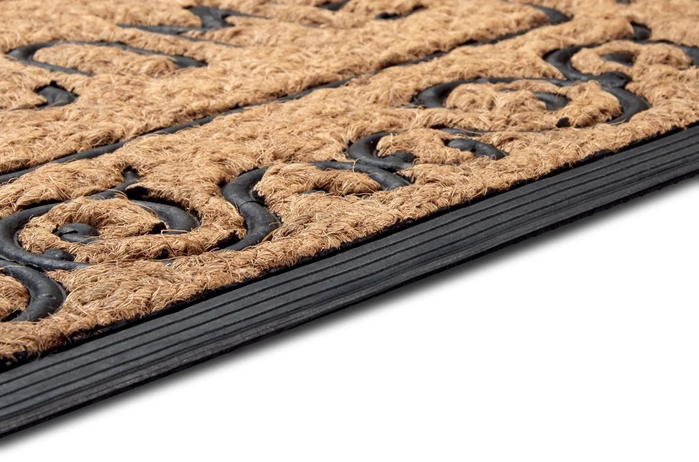 Rohožka Welcome 105686 – na von aj na doma, 45x75, hnedá, chodba / predsieň, Hanse Home