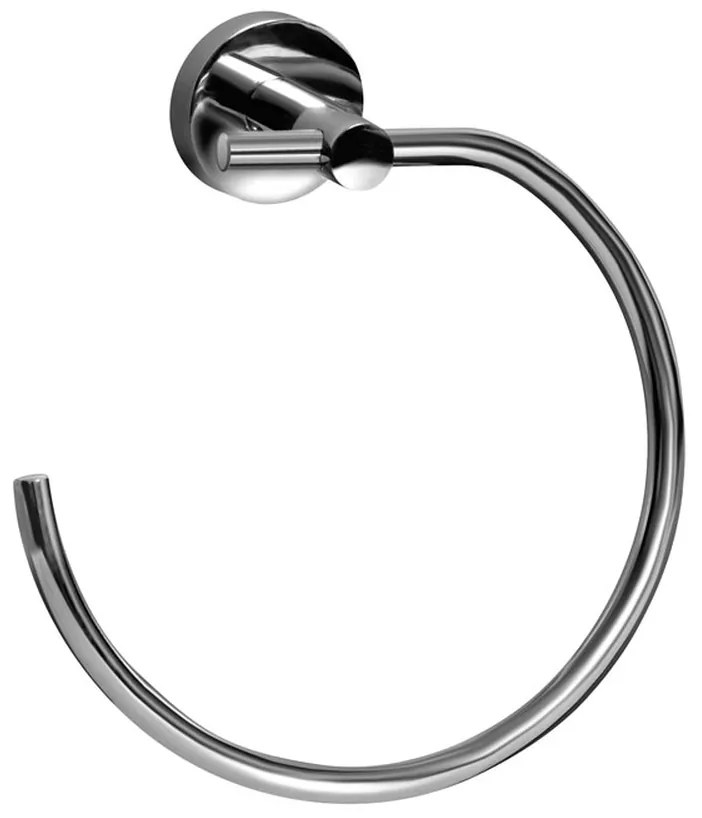 BISK Erga FOR YOU, prsteňový vešiak na uteráky, chrómová, ERG-01178