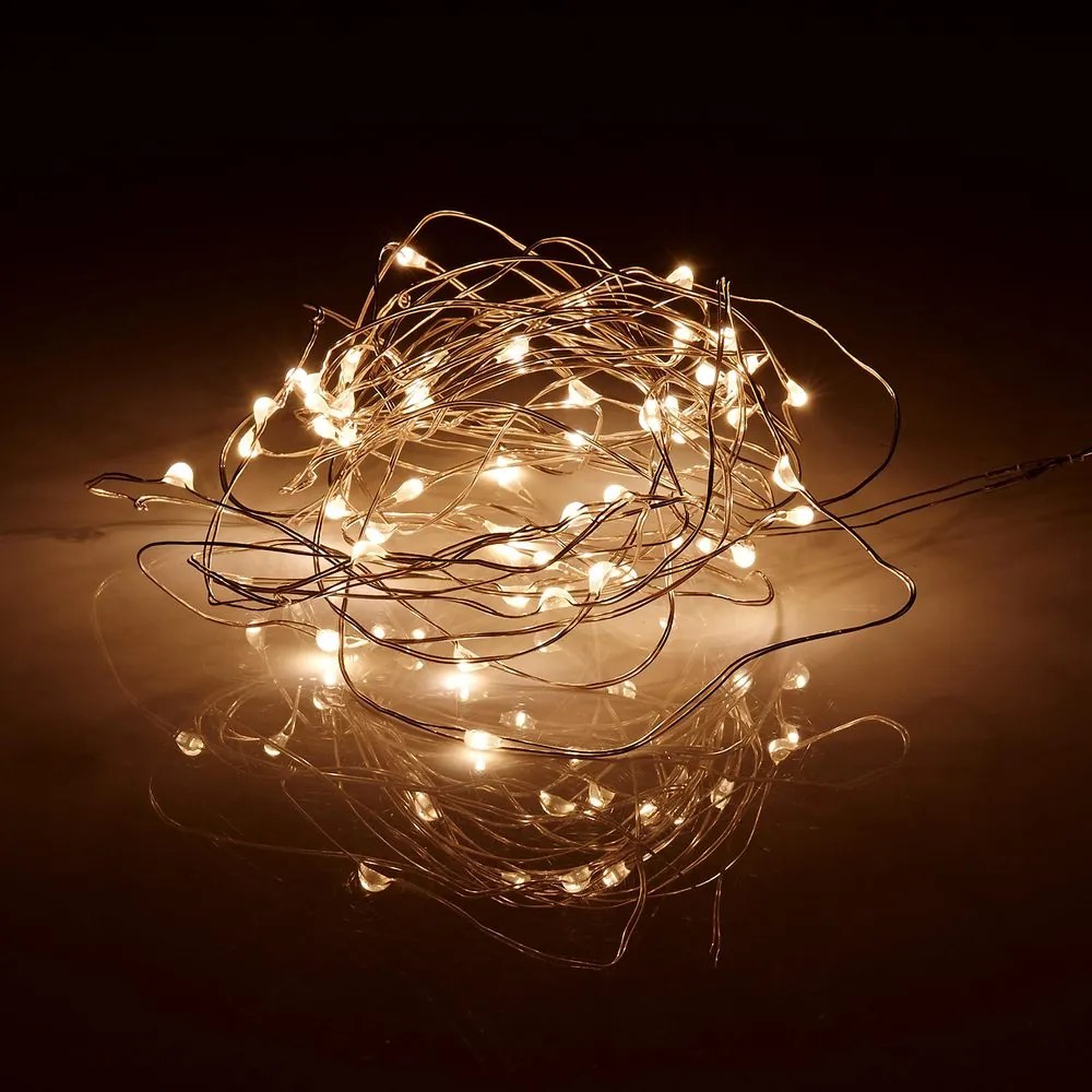 TWINE LIGHTS Svetelná reťaz s USB 50 svetiel