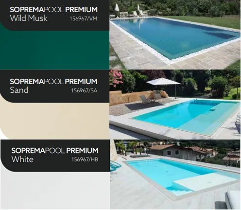 Bazénová fólia 1,5 mm SOPREMA PREMIUM - Light Grey