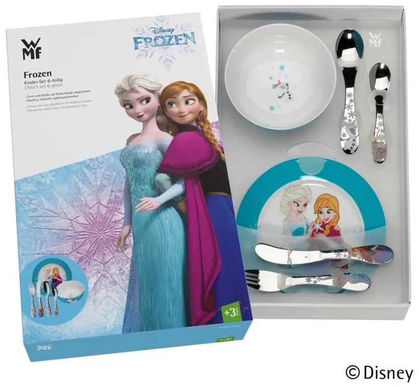 Detský jedálny set WMF Ľadové kráľovstvo ©Disney 6 ks 12.8600.9964 (použité)