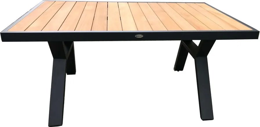 Sivá hliníková záhradná lounge súprava pre 5 Rotterdam – Rojaplast