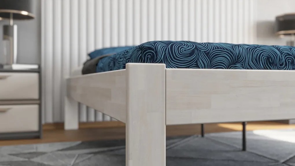 Posteľ Tema Futon 180x200 cm, bielený buk