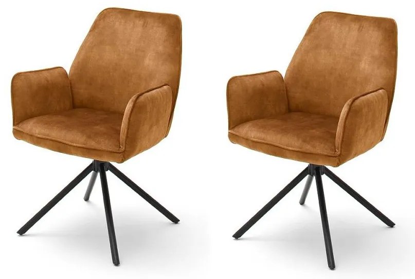 Jedálenská stolička NEXORO 1 ks oranžová