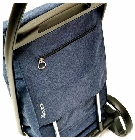 Rolser Nákupná taška na kolieskach Com Polar 8 Black Tube, modrá