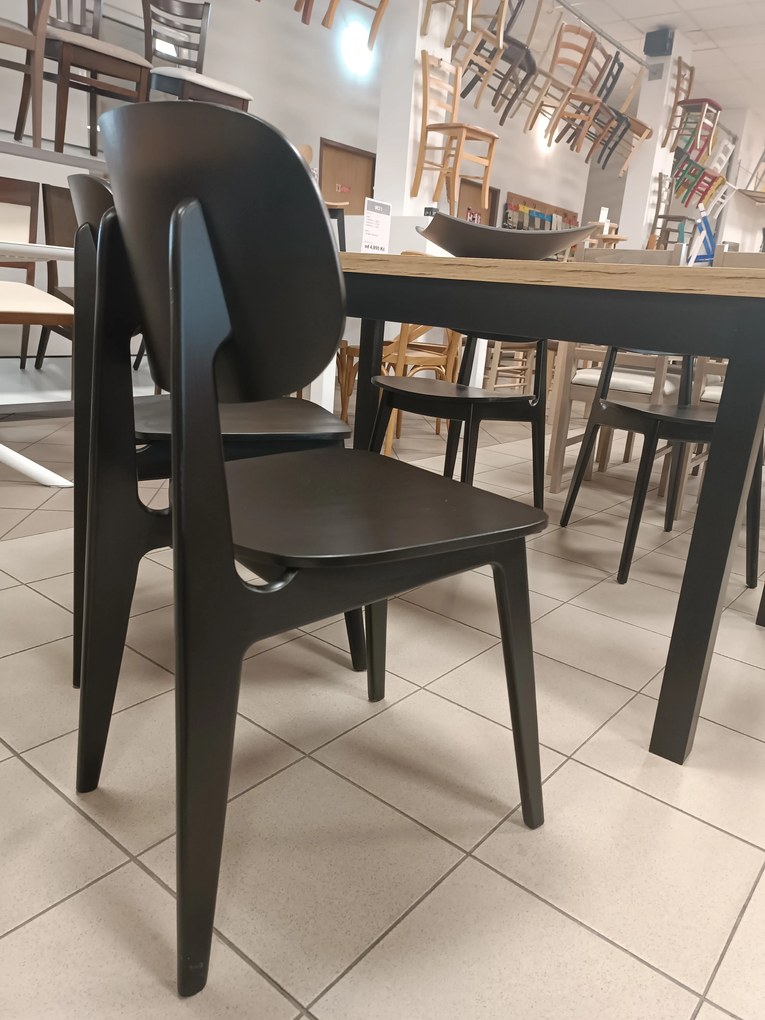 Stima stolička BUNNY černá Vyberte odtieň ->: Buk