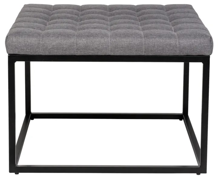 Lavica DOMINIQ XL, 59x45,5x59, čierna/sivá