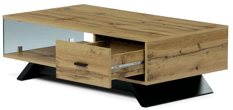 Stôl konferenčný, MDF, 3D dekor Divoký dub