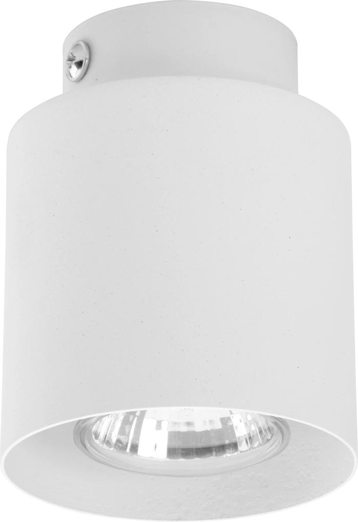 TK-LIGHTING Stropné prisadené LED osvetlenie VICO WHITE, 1xGU10, 10W, 8cm, okrúhle, biele