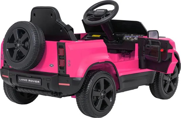 Elektrické autíčko Land Rover Defender ružové