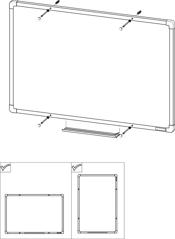 Biela magnetická popisovacia tabuľa boardOK, 600 x 900 mm, hnedý rám