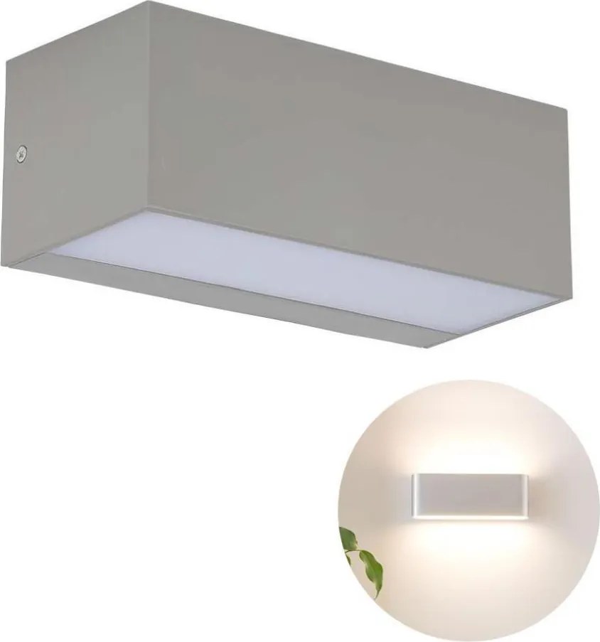 LED Vonkajšie nástenné svietidlo LED/12W/230V 4000K IP65