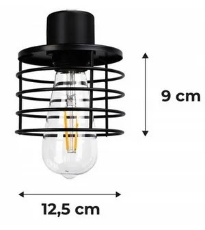 BERGE LED závesné stropné svietidlo, drevené, biele, 3xE27, loft pružina