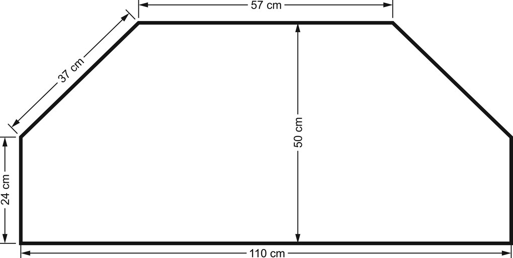 furniture-nabytek.cz - Rohový tv stolík z dreva palisander 110x70x50