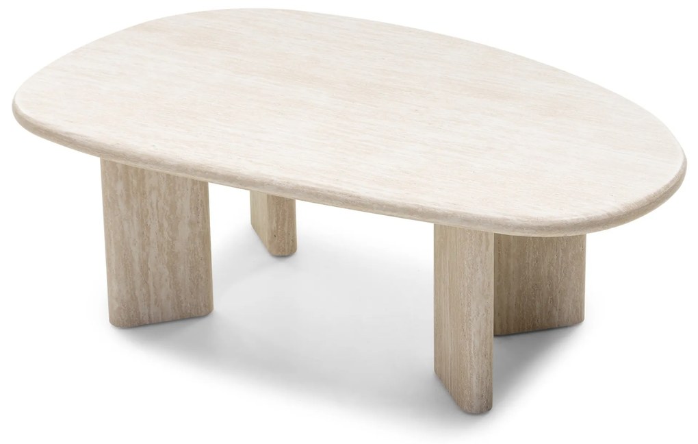 Konferenční stolek Cameron II 130 cm travertin