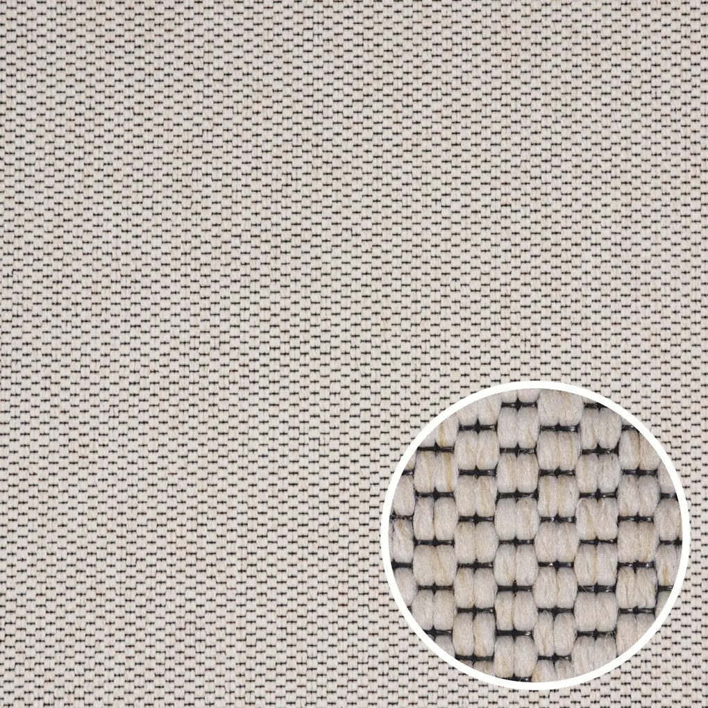 Timzo, Metrážny koberec Nature cream - neúčtujeme odrezky z rolky, na mieru, šíře 1,33m,1m,2m,3m,4m,5m,na mieru, neúčtujeme odrezky, biela, filc, chodba / predsieň