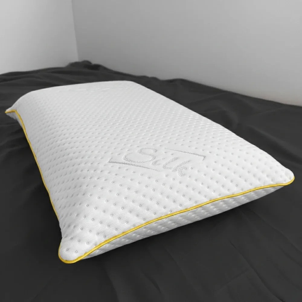 Vankúš z pamäťovej peny Azonelo výška 16 cm - poťah s hodvábom