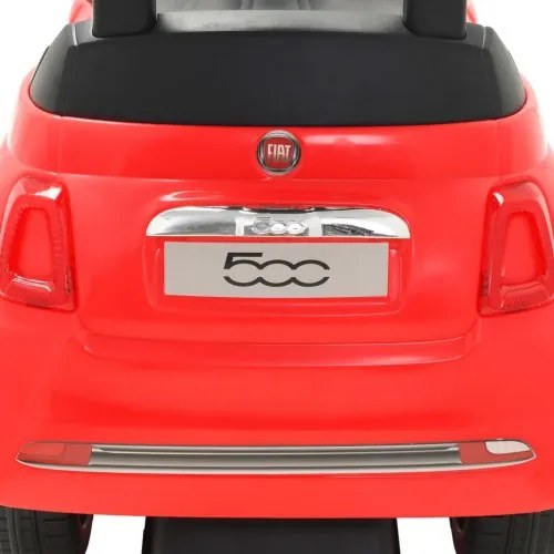 vidaXL Detské autíčko Fiat 500, červené-