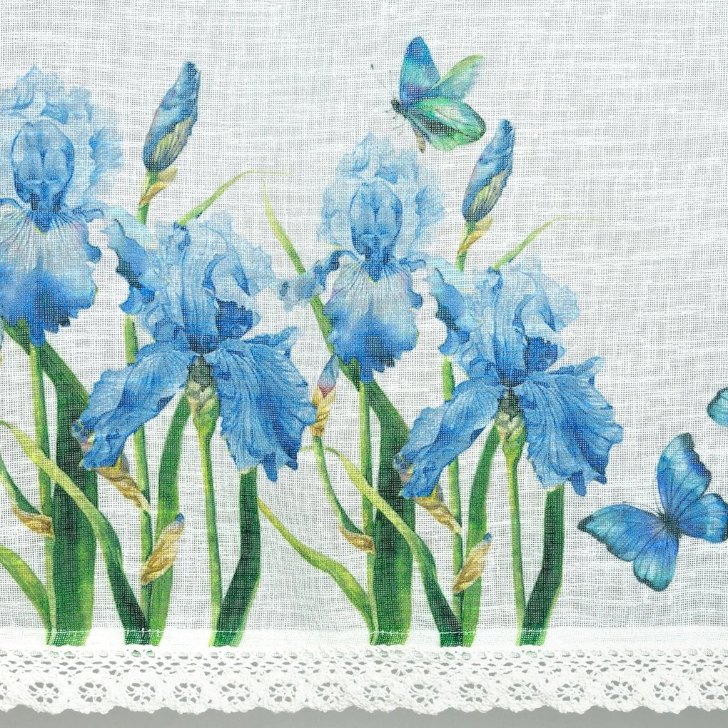 KRÁTKA ZÁCLONA NA PÁSKE ALA 150X30 CM VIACFAREBNÁ