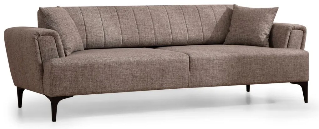 Třímístná rozkládací pohovka Hamlet 230 cm světle hnědá