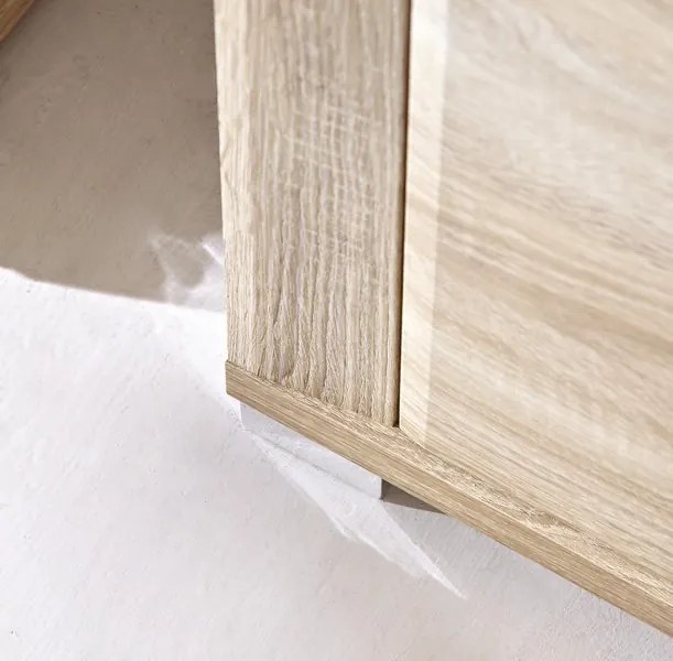 Skriňa so zrkadlom Go, dub sonoma