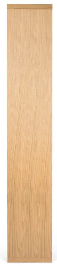 Knižnica v dekore duba v prírodnej farbe 70x198 cm Berlin – TemaHome