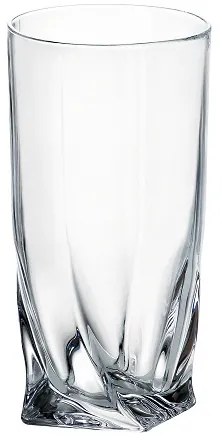 Crystal Bohemia Poháre QUADRO 350 ml, 6 ks