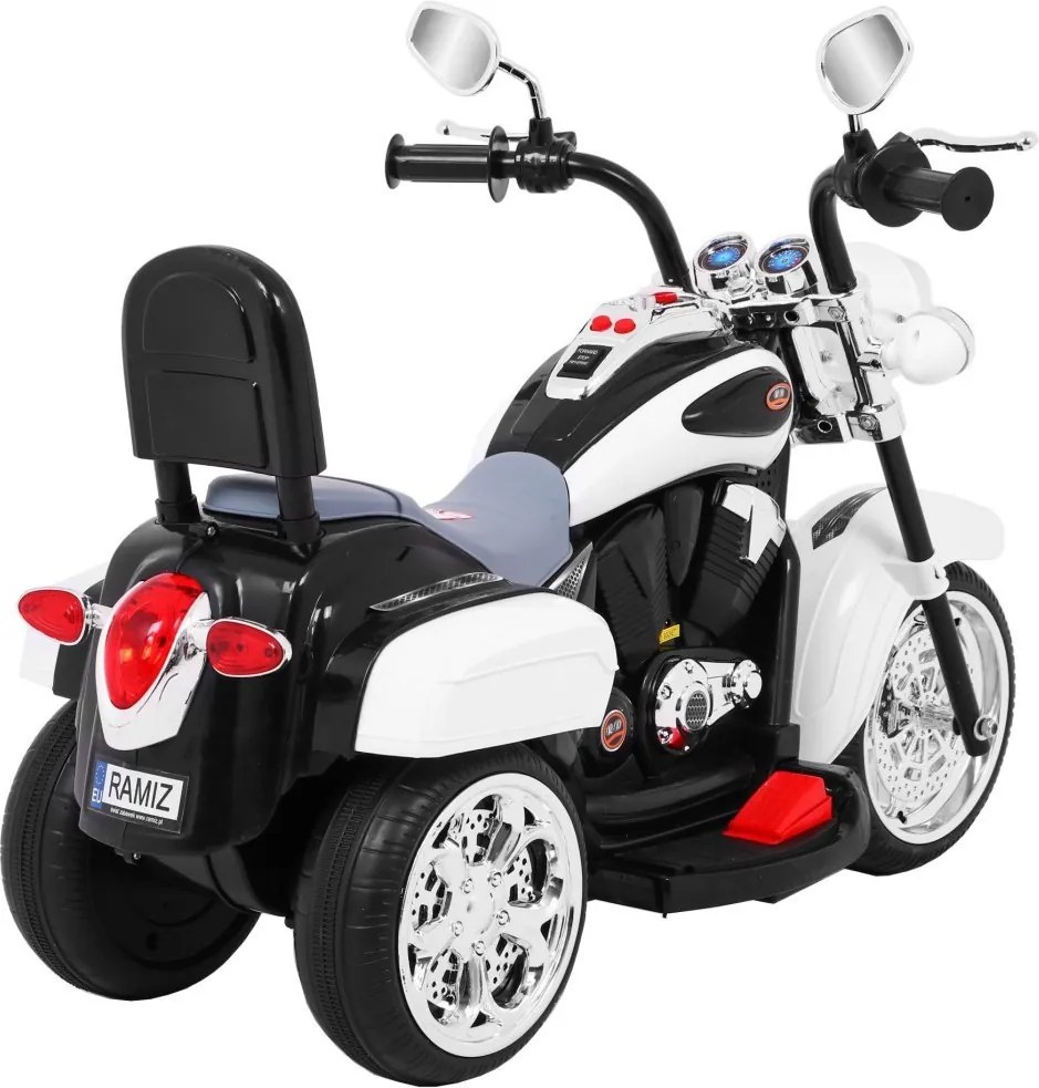 Ramiz Chopper NightBike Biela