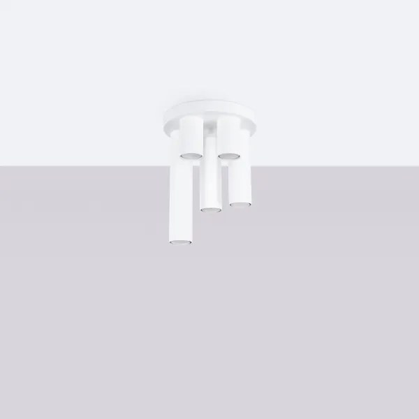 Sollux SL.1465 - Bodové svietidlo LAGOS 5xGU10/10W/230V biela