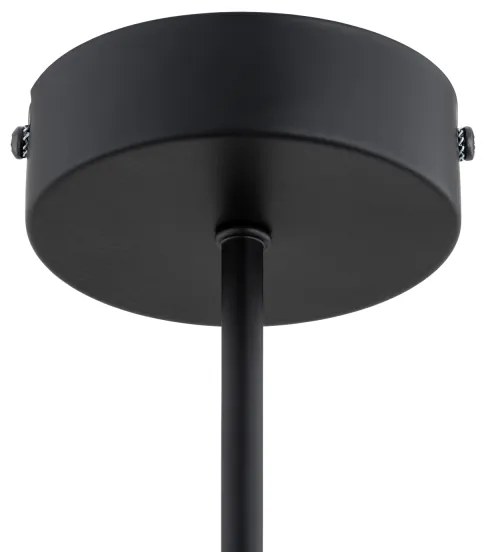 Luster na tyči FOTON 4xE14/10W/230V čierna