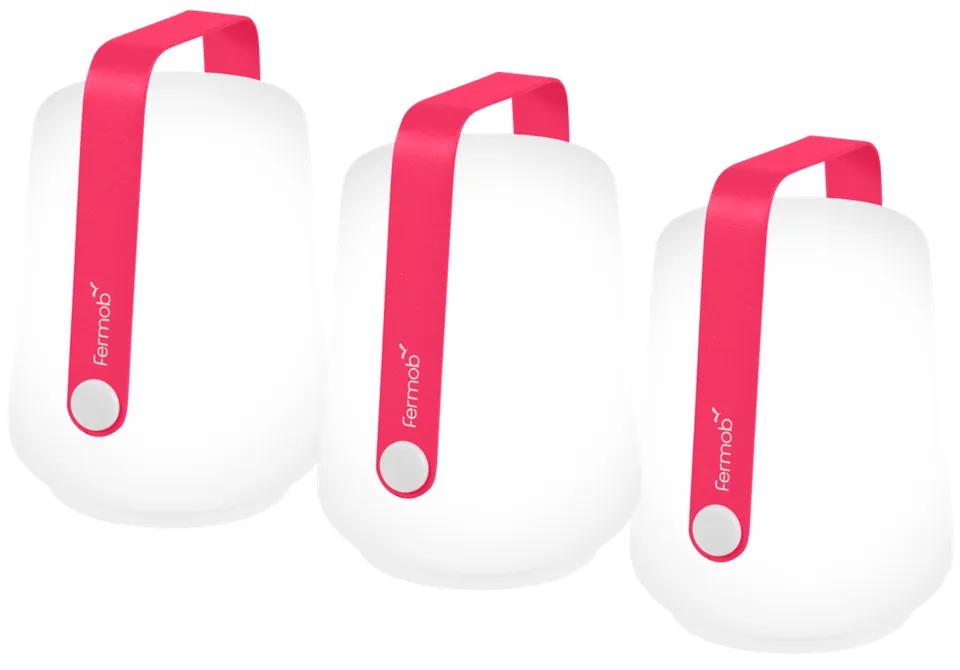 Fermob Fermob vonkajšie LED lampy BALAD SET/3ks - Pink praline (jemná štruktúra)