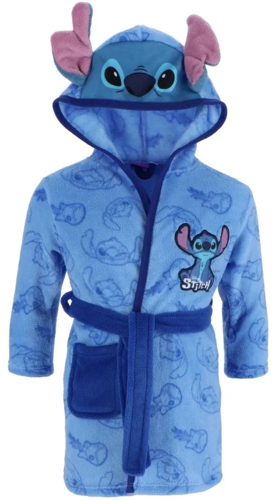 Chlapčenský coral fleece župan s kapucňou Lilo & Stitch, 98 / 104