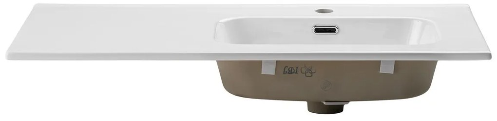 Keramické umývadlo Go 90 cm pravé biele