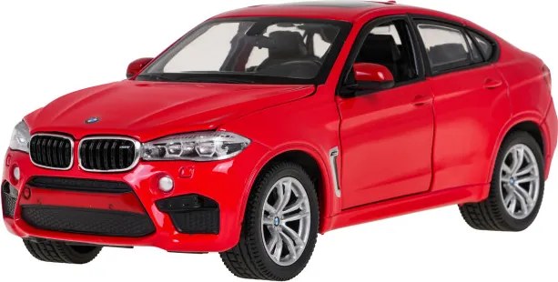 Model auta BMW X6M RASTAR 1:24 červený