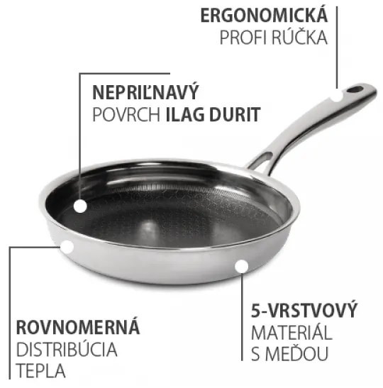 Panvica Orion Expert plus ø20 cm Platinum Lunasol (600270)