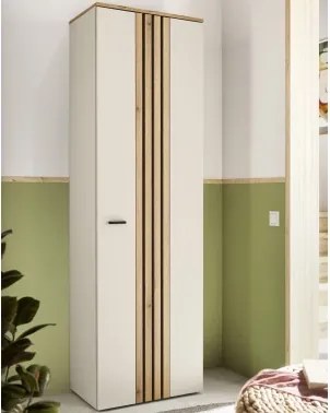 Predsieňová šatníková skriňa Lima, béžová kašmír/dub evoke%