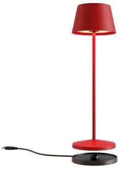 Vonkajšie stolové svietidlo REDO LA NUIT LED červená 90216