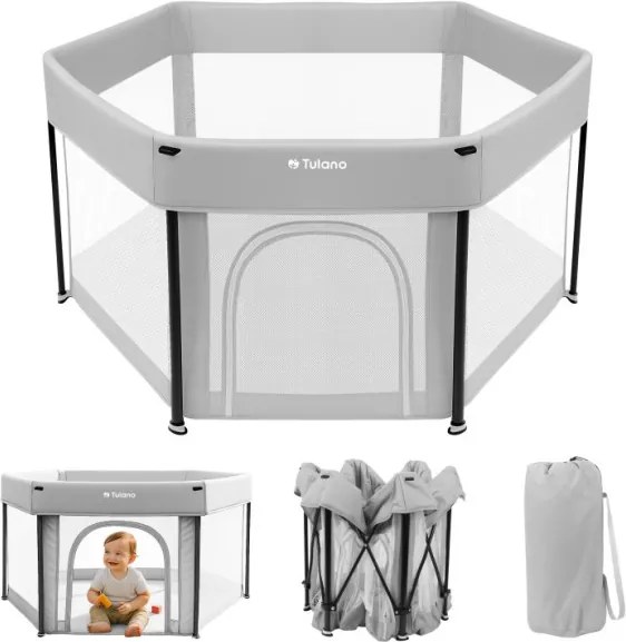 Detská ohrádka Cozy 30 sivá