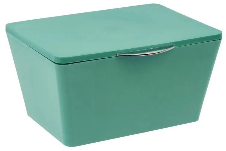 Zelený úložný box do kúpeľne Wenko Brasil