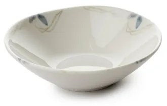 Jedálenská súprava 24 ks, biela/modrá, porcelán