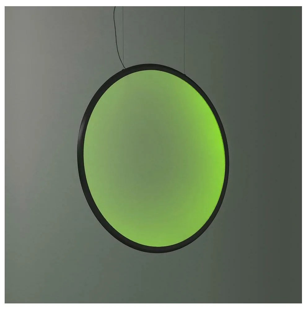 Artemide 1993330APP - LED RGBW Stm. luster na lanku DISCOVERY LED/59W/230V čierna