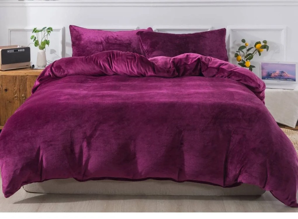 XPOSE® Mikroplyšové JORGA - čučoriedkové