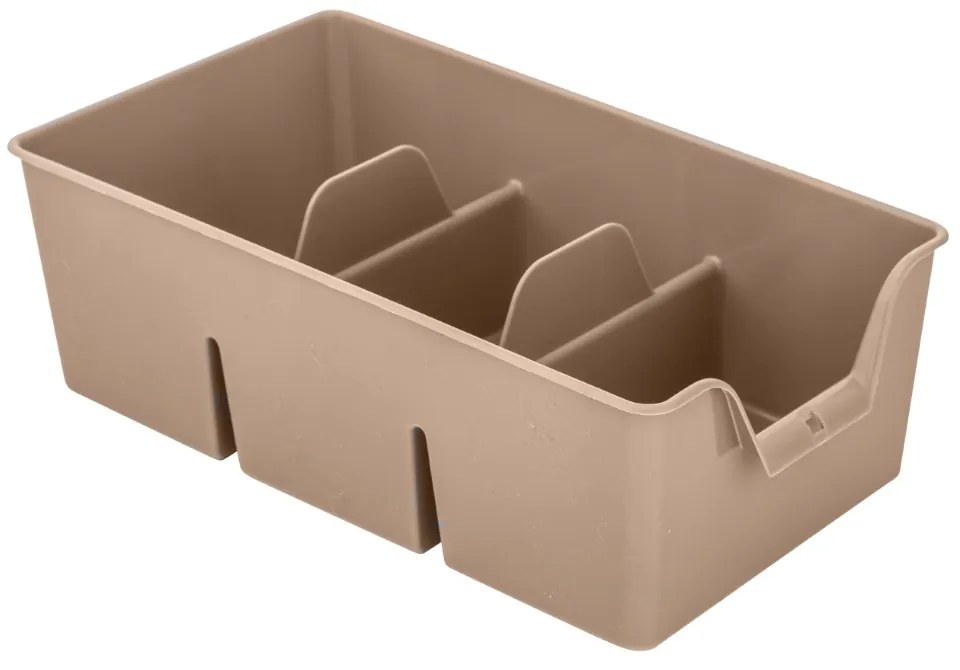 Organizér na korenie vo vrecúškach, zásobník, BEN3 - mocha, 20x14x8